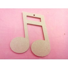 4mm MDF Music Note 100mm